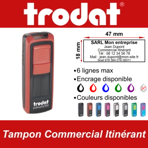 Tampon pour Commercial Itinérant