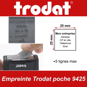Empreinte Trodat poche 9425