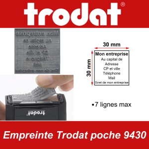 Empreinte Trodat poche 9430