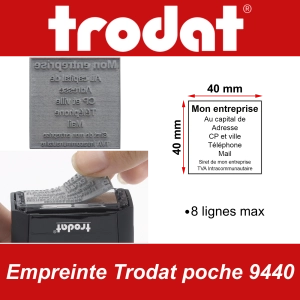 Empreinte Trodat poche 9440