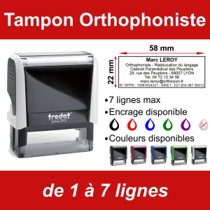 Tampon Orthophoniste