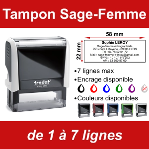 Tampon Sage-femme 7 lignes