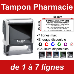 Tampon Pharmacie 7 lignes