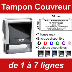 Tampon Couvreur 7 lignes