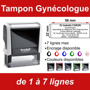Tampon Gynécologue 7 lignes