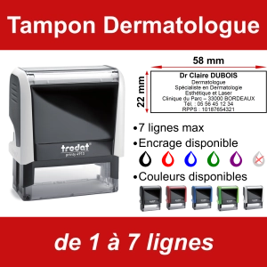 Tampon Dermatologue 7 lignes