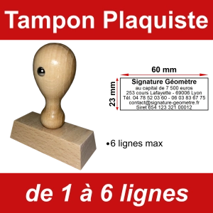 Tampon éco Plaquiste 6 lignes