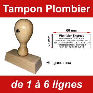 Tampon éco Plombier 6 lignes