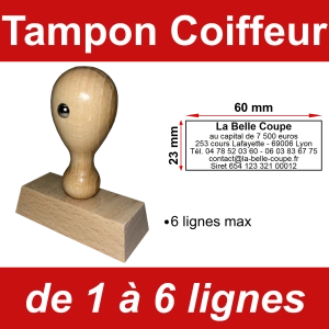Tampon éco Coiffeur 6 lignes