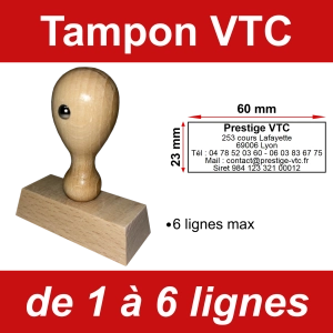 Tampon éco VTC 6 lignes