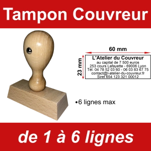 Tampon éco Couvreur 6 lignes