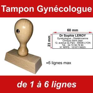 Tampon éco Gynécologue 6 lignes