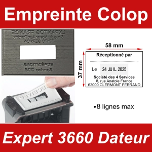 Empreinte Colop Expert 3660 Dateur
