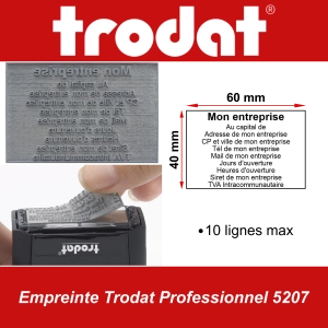 Empreinte Trodat Professionnel 5207