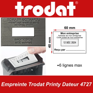 Empreinte Trodat Printy Dateur 4727