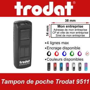 Tampon de poche Trodat 9511