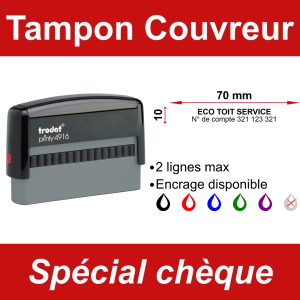 Tampon chèque Couvreur