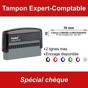 Tampon chèque Expert-Comptable