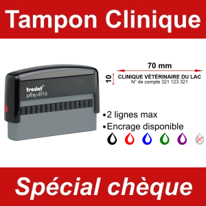 Tampon chèque Clinique