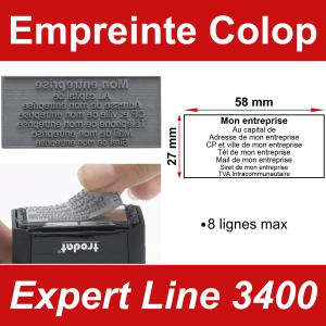 Empreinte Colop Expert Line 3400