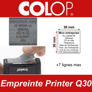 Empreinte Colop Printer Q30