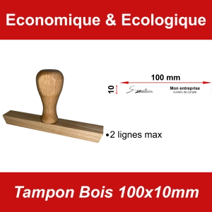 Tampon Bois 100x10mm