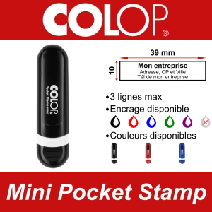 Tampon de poche Colop Mini Pocket Stamp