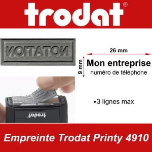 Empreinte Trodat Printy 4910