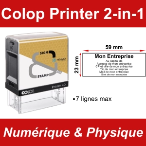 Colop Printer 2-in-1 Numérique et Physique