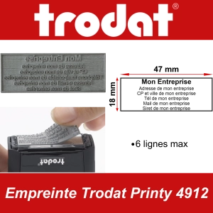 Empreinte Trodat Printy 4912