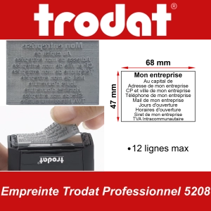 Empreinte Trodat Professionnel 5208