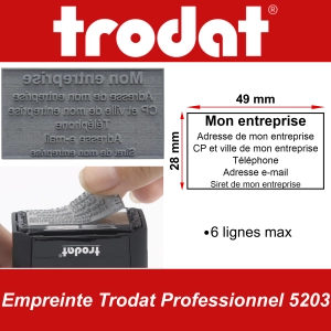Empreinte Trodat Professionnel 5203