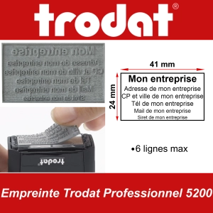 Empreinte Trodat Professionnel 5200