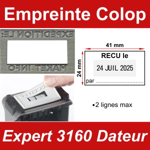 Empreinte Colop Expert 3160 Dateur