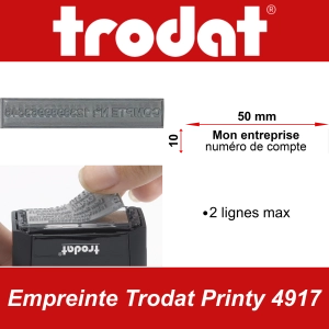 Empreinte Trodat Printy 4917