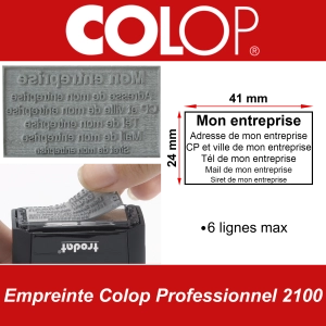 Empreinte Colop Professionnel 2100
