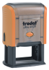 Tampon de Bureau 50x30mm Boitier Orange 