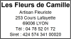 Tampon professionnel fleuriste 6 lignes empreinte