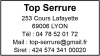 Tampon professionnel Serrurier 6 lignes empreinte