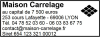 Tampon Carreleur 6 lignes/logo empreinte