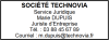 Tampon Juriste 6 lignes empreinte