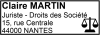 Tampon Juriste 4 lignes/logo empreinte