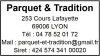 Tampon professionnel Parqueteur 6 lignes empreinte