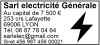 Tampon professionnel Électricien 7 lignes/logo empreinte