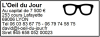 Tampon Opticien 7 lignes/logo empreinte