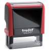 Tampon Traiteur 6 lignes/logo Boitier Rouge