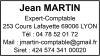 Tampon professionnel Expert-Comptable 6 lignes empreinte