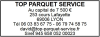 Tampon Parqueteur 7 lignes empreinte