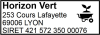 Tampon Paysagiste 4 lignes/logo empreinte