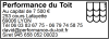 Tampon Couvreur 7 lignes/logo empreinte